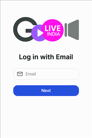 How to Create an Account with Email on GoLiveIndia | GoLiveIndia