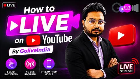How to Live stream pre-recorded video on YouTube 